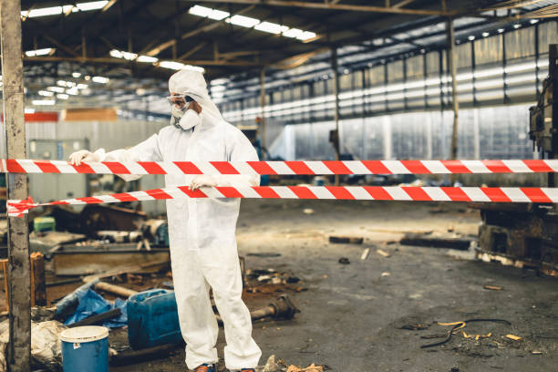 Professional Crime Scene Cleanup technician working in Savage, MD